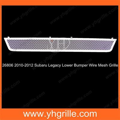 Fits 2010-2012 Legacy Bumper Stainless Steel Mesh Grille Grill Insert