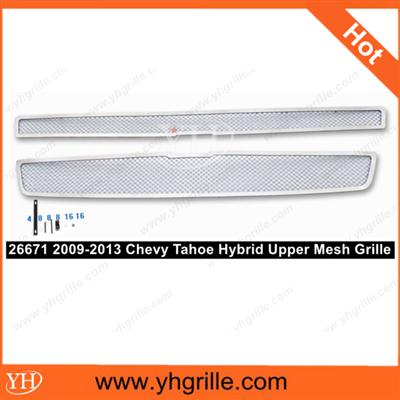 Hot sale car front Upper Wire Mesh Grille for Chevy Tahoe Hybrid 2009-2013