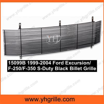 1 PC Cover 3 Holes 99-04 Excursion/F-250/F-350/F-450/F-550 Auto Front Aluminum Grille