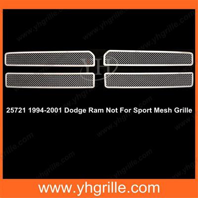 suitable for 1994-2001 Dodge Ram Not For Sport Main Upper Wire Mesh Grille