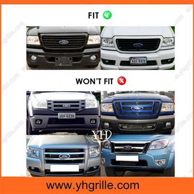 16026 model front grille for ford/ford ranger 2012