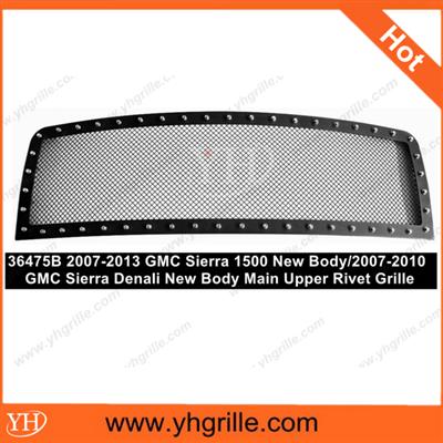 2007-2013 GMC Sierra 1500/2007-2010 GMC Sierra Denali New Body Main Upper Rivet Grille