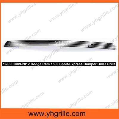 2009-2012 DODGE RAM 1500 SPORT/EXPRESS FRONT BUMPER LOWER GRILLE ALUMINUM