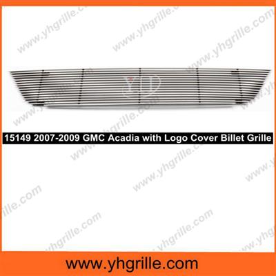 Fits 2007-2009 GMC Acadia with Logo Cover Aluminum Grille Bumper Car Parts