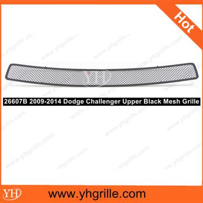 custom Dodge Challenger car front Black Mesh Grille