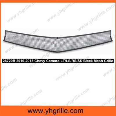 Black mesh Front Grille for 2010-2013 Chevy Camaro LT/LS/RS/SS