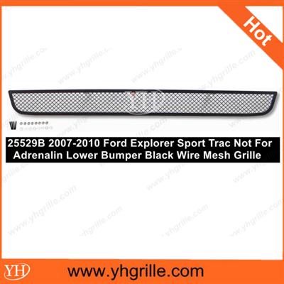 design Lower Bumper Black Wire Mesh Grille for Ford Explorer Sport Trac 2007-2010