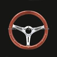 350mm/380mm Car Truck Wooden Rim Steering Wheel