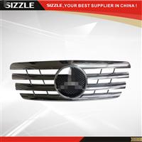 Plastic All Chrome Front Grille For Mercedes E-class W210 CL 2000-2002