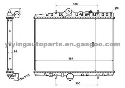 Radiator For Citroen C5 2.0 1331KV,133078,133366,1330Q4