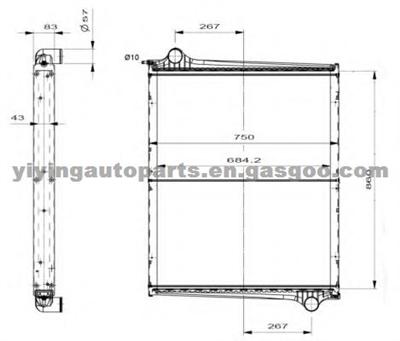 Radiator For SCANIA 4 -Series