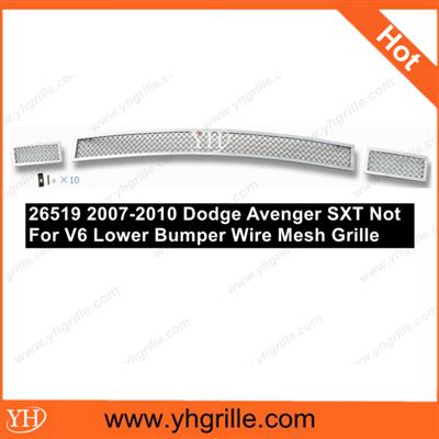 design car front Bumper Grille with Chrome