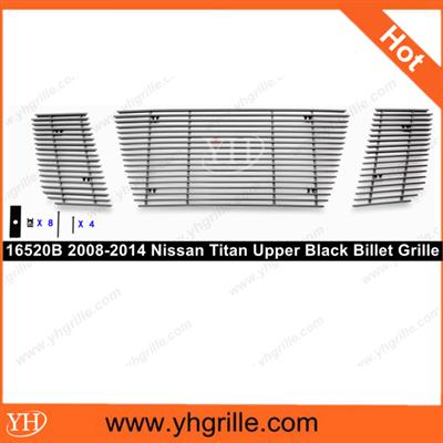 Factory price for car front Titan Upper Black Billet Grille 2008-2014