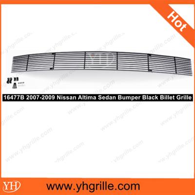 front Bumper Black Grille for Altima Sedan 2007-2009