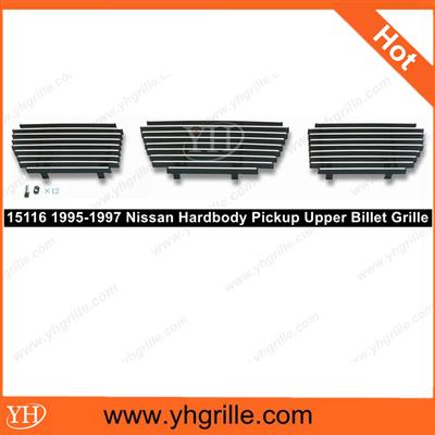 auto parts Upper Aluminum front Grille for Hardbody Pickup 1995-1997