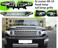 Fj cruiser 08-15 headlight tail light grille evoque looking design