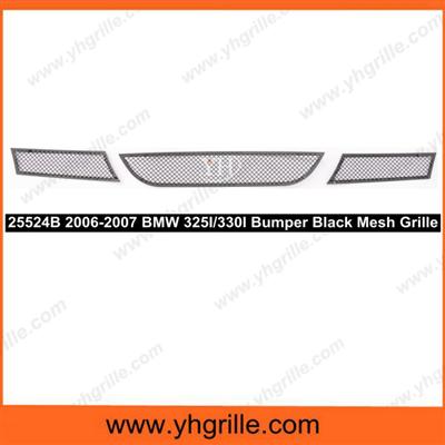 suitable for 2006-2007 BMW 325I /2006-2007 BMW 3 Black Wire Mesh grill