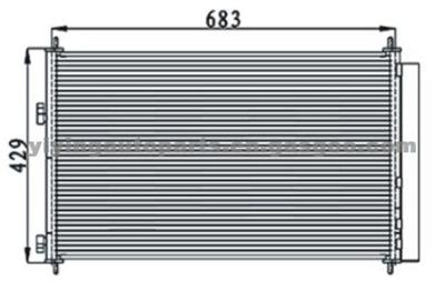 Condenser For Toyota RAV4 III 88460-42100