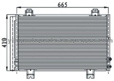 Condenser For LEXUS GS 88460-30871,88460-09020