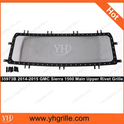 design 2014-2015 GMC Sierra 1500 stainless steel Rivet Grille