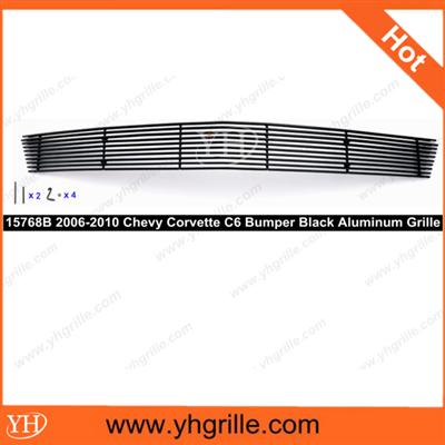 Body parts 2006-2010 Chevy Corvette C6 black front Bumper Grille for car