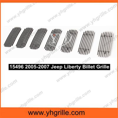 Suitable for 2005-2007 Jeep Liberty Not For Renegade Main Upper Aluminum Billet car front Grille