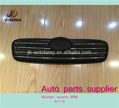 auto parts for accent,accent06bumper grille,accent accessories bumper mesh grill