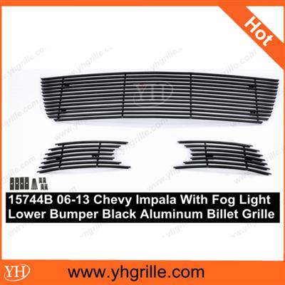 Hot sale 2006-2013 Chevy Impala With Fog Light Black auto front Bumper Grille