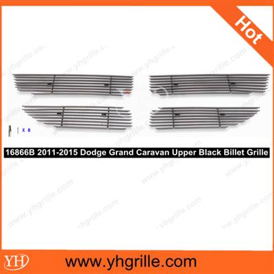 Supply 2011-2015 Dodge Grand Caravan car Upper Black front Billet Grille