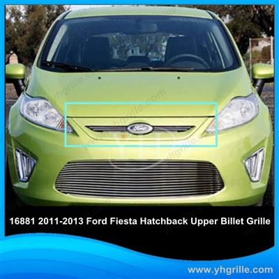 2011-2013 Aluminum Billet car front Grille for Ford Fiest Hatchback Upper+Bumper from shanxi yinghui company