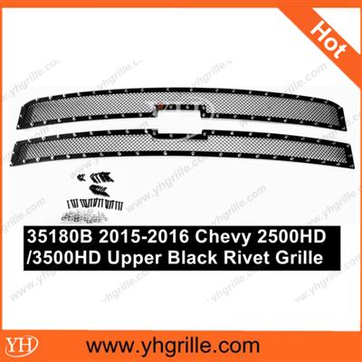 2015-2016 Chevy stainless steel Black Rivet Grille