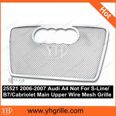 Car Auto parts Chrome mesh front Grille for Audi A4