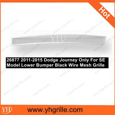 2011-2015 Dodge Journey front Bumper Black Wire Mesh Grille