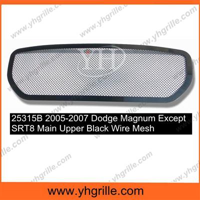 2005-2007 Dodge Magnum Except SRT8 Black Mesh Car Grill