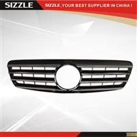 Plastic Black Auto Front Grille For Mercedes S-Class W220 CL 2000-2002