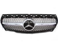 Front Diamond Silver Grille for Mercedes-GLA class 2015