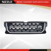 ABS Black Trim Black Mesh Auto Front Car Grille For Discovery 4 2016