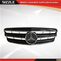 Plastic Black Front Grille For Mercedes S-class W221 CL 2006-2009