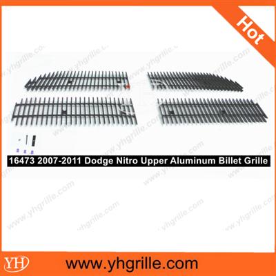 Custom 2007-2011 Dodge Nitro car Upper Aluminum Billet Grille