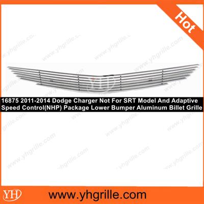 2011-2014 Dodge Charger Bumper Aluminum Billet Grill