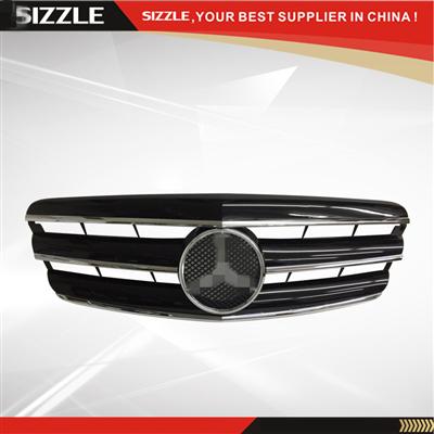 Plastic Black Front Grille For Mercedes S-class W221 CL 2006-2009