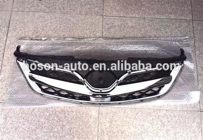 Toyota Corolla chrome accessories 2010 front grille