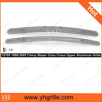 Hot sale Upper Billet front Grille for Chevy Blazer Criss Cross 1998-2005