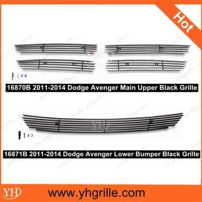 custom Upper+bumper Avenger car front grille