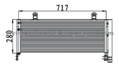 Condenser For Toyota Camry 2.4L 88460-33090