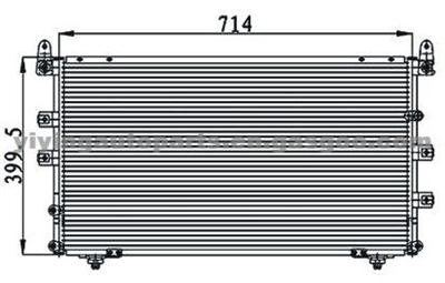 Condenser For Toyota Sequoia 88460-0C030