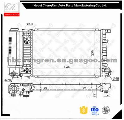 Auto Radiator For BMW 3E30 82- 316i OEM:1719303