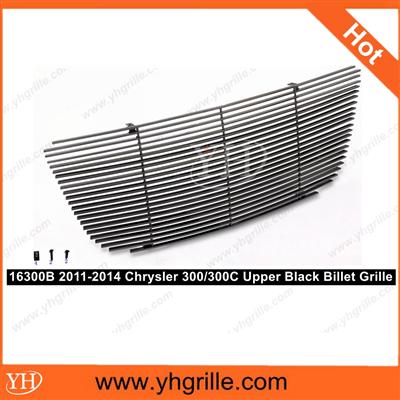 Hot sale auto parts 2011-2014 Chrysler 300/300C Upper Black Billet front Grille