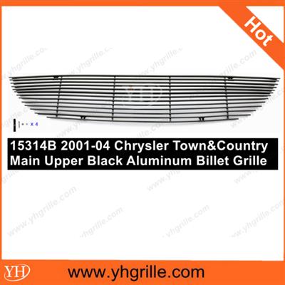 Supply Car grille 2001-2004 Chrysler Town & Country Main Upper Black billet Grille