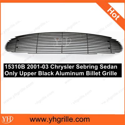 Car front Upper Black Billet Grille for Chrysler Sebring Sedan Only 2001-2003